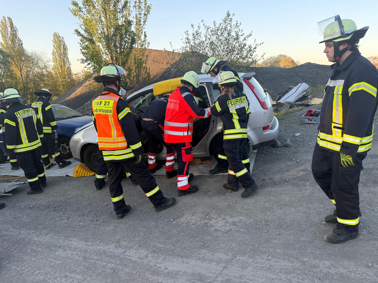 Gemeinsame Übung mit Roßdorf