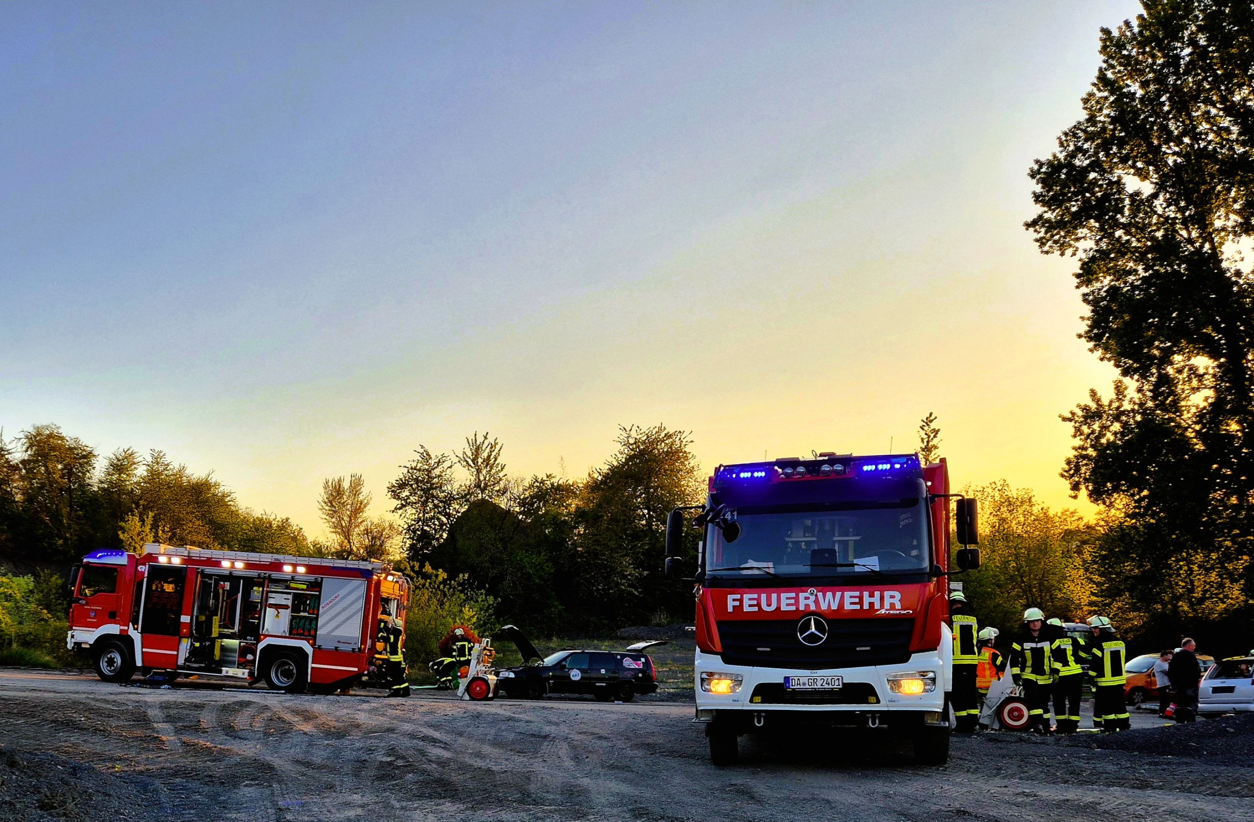 Gemeinsame Übung mit Roßdorf