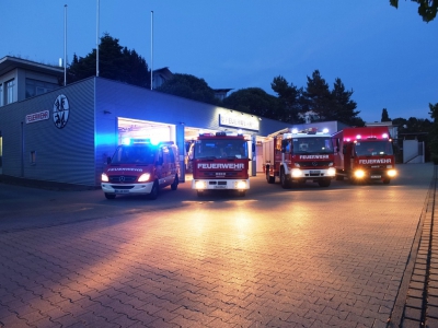 Ausgelöste Sprinkleranlage