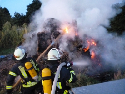 Waldbrand - Nachbarliche Löschhilfe