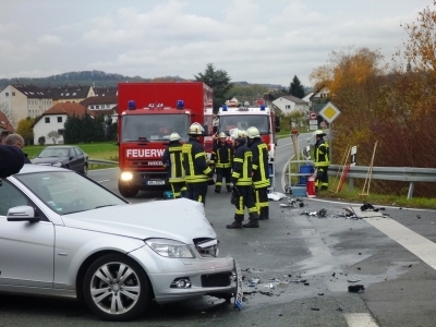 Verkehrsunfall auf der K128