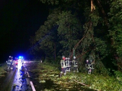Unwetter verwüsten den Landkreis