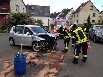 Auslaufende Betriebsstoffe nach VU 
