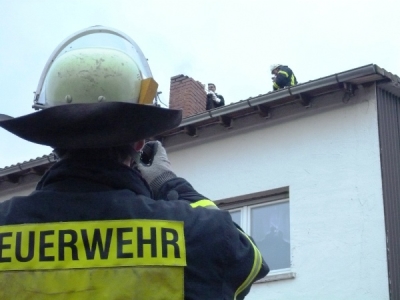 Kaminbrand auf Aussiedlerhof