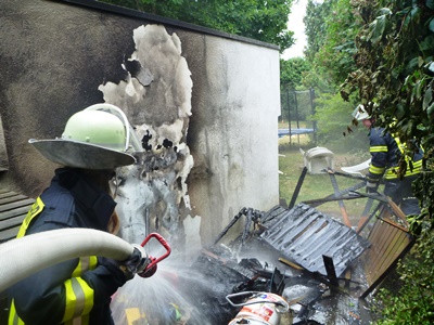 Feuer an Wohnhaus
