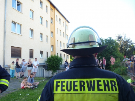 Brandgeruch in Wohnblock