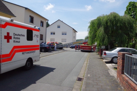 Personenrettung mit Drehleiter