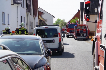 Defekte Gasleitung