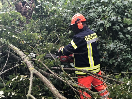 Erneute Alarmierung nach Unwetter