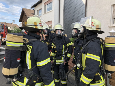 Dachstuhlbrand in Groß-Zimmern