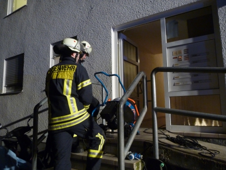 Brandgeruch, Rauchmelder läuft