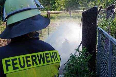Brennt Gasflasche