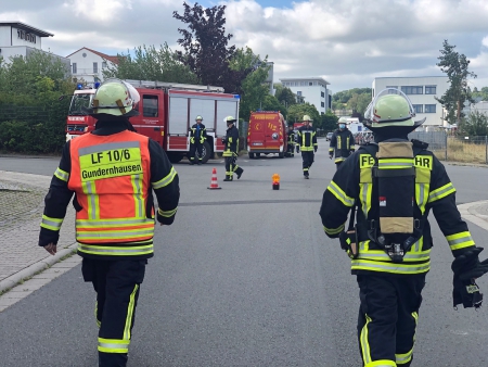 Feuer in roßdörfer Industriebetrieb
