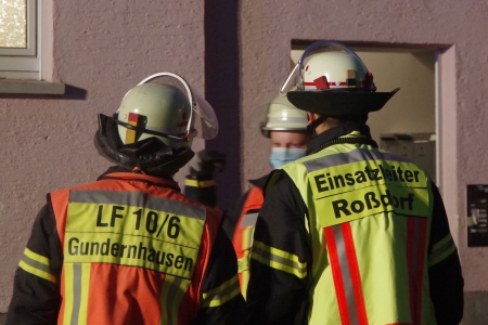 Verpuffung in Wohnblock