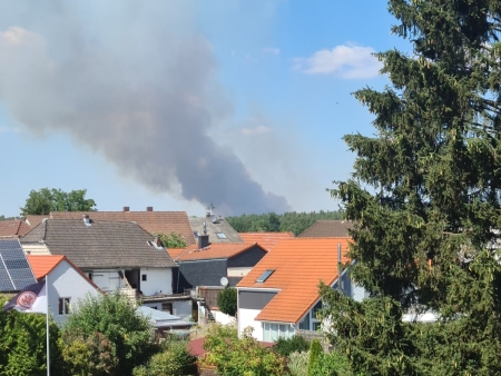 Überörtlicher Waldbrandeinsatz in Münster