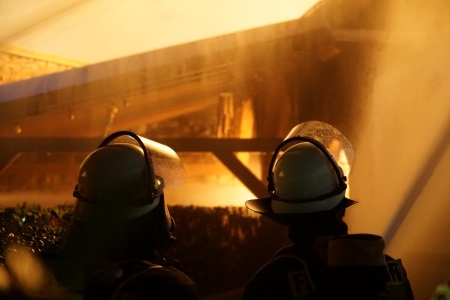Großbrand im Ortskern