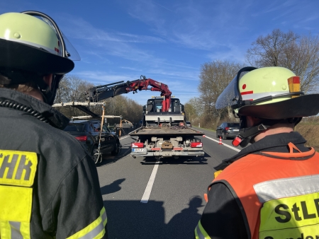 Folgeeinsatz erneut Verkehrsunfall B26