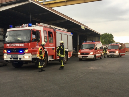 Ausgelöste Sprinkleranlage